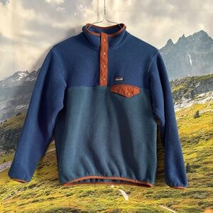 Patagonia Kid's Lightweight Synchilla Snap T Fleece-M (10); Fall 2022